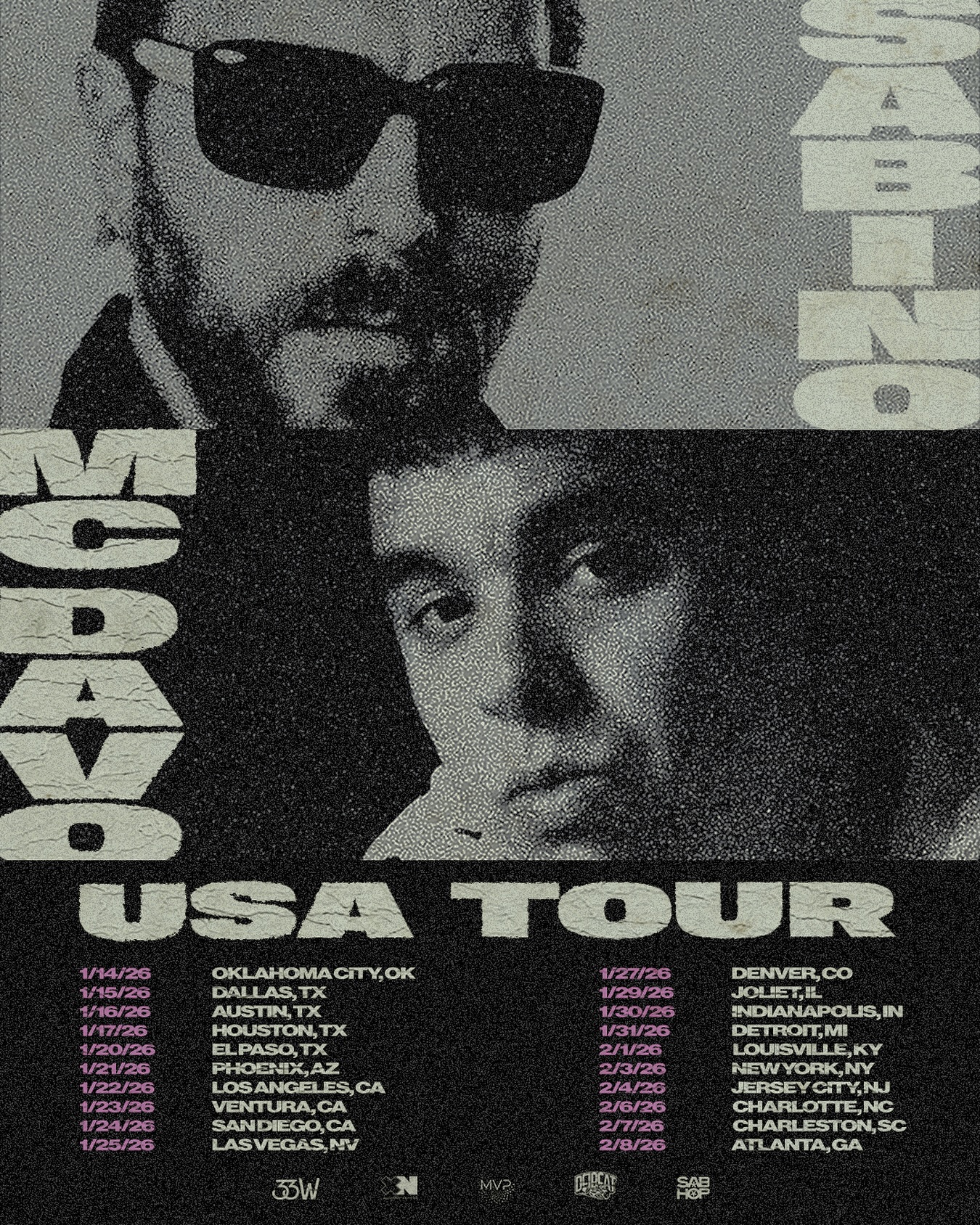 Sabino Tour Poster 2026